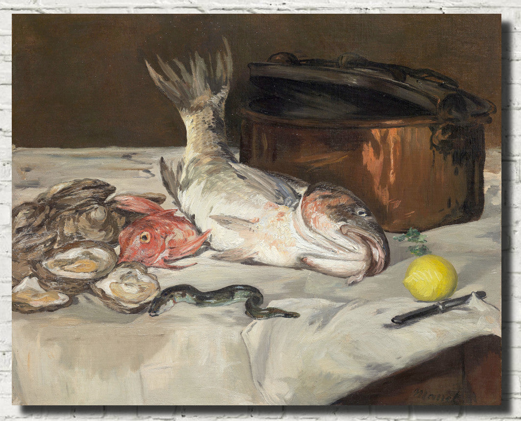 Édouard Manet, French Impressionist Fine Art Print : Fish