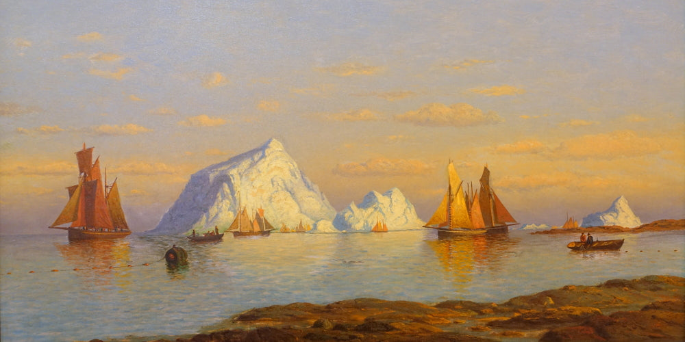 William Bradford Fine Art Print : Labrador Coast, Fishing Boats