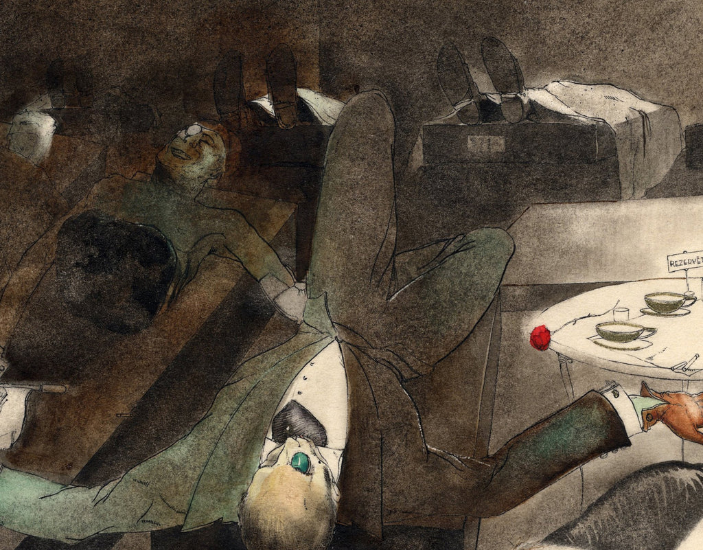 Karlis Padegs Fine Art Print, Five O’clock Tea in the Morgue