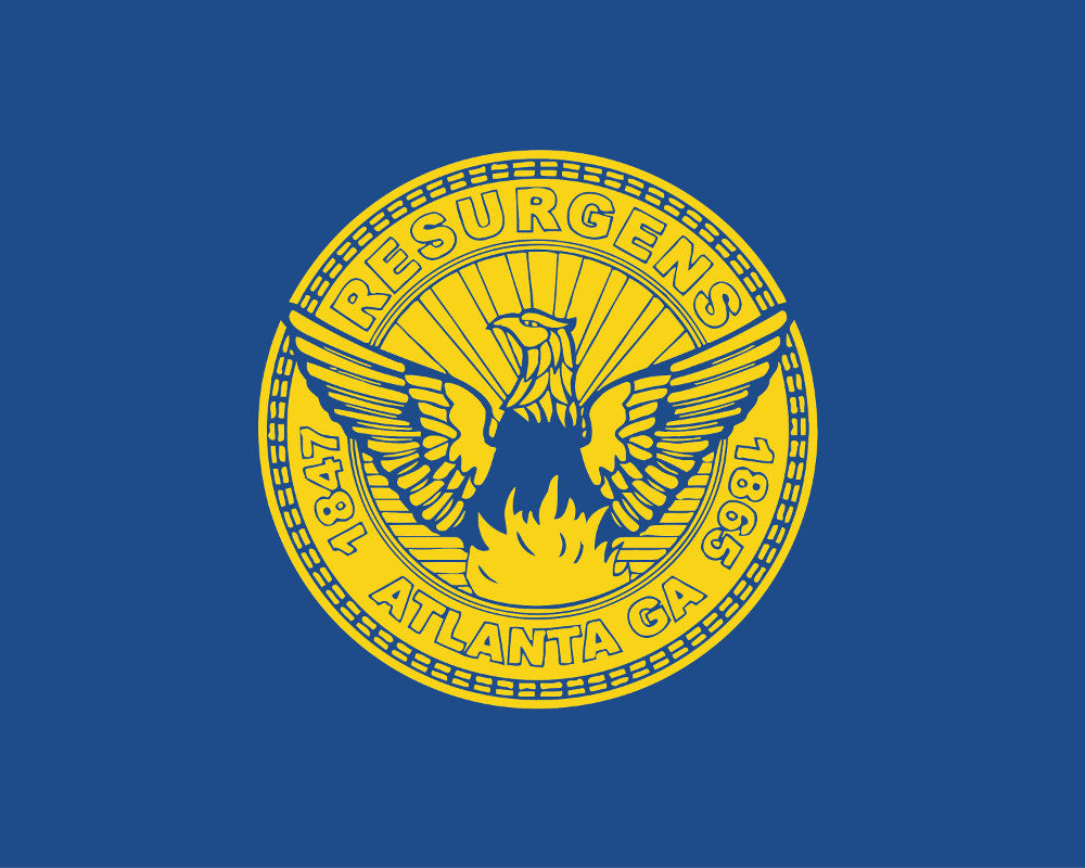 Atlanta Georgia City Flag Print