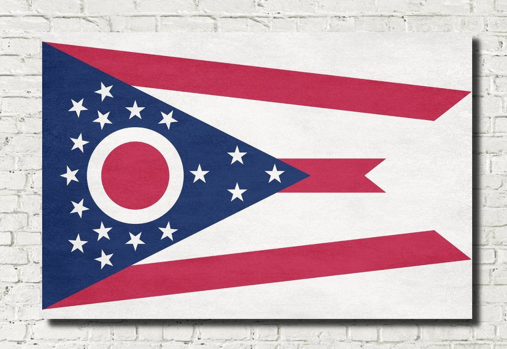 Ohio State Flag Print