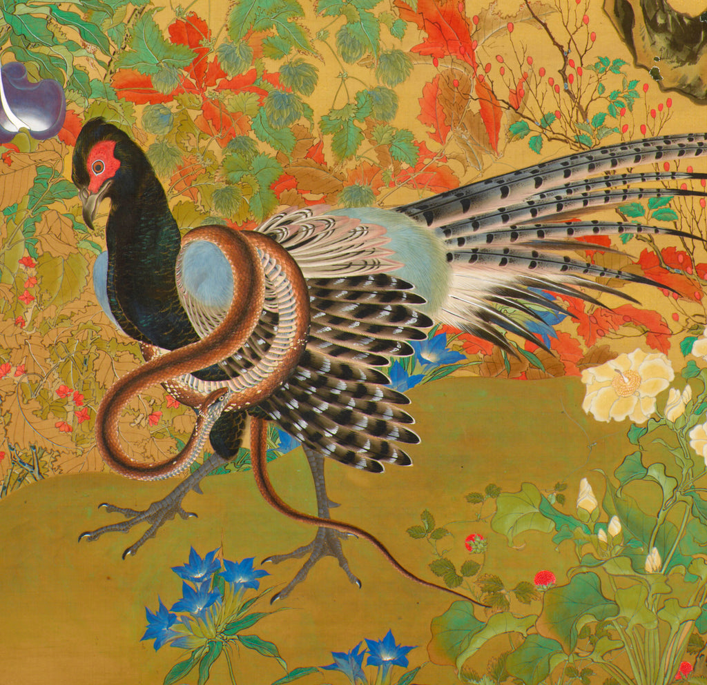 Kawanabe Kyōsai, Japanese Art, Flowers and Birds