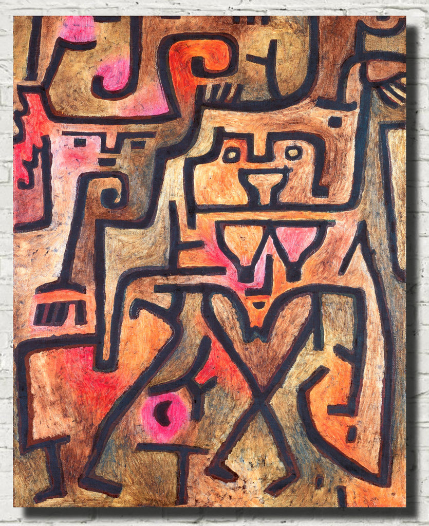 Paul Klee Fine Art Print, Forest Witches