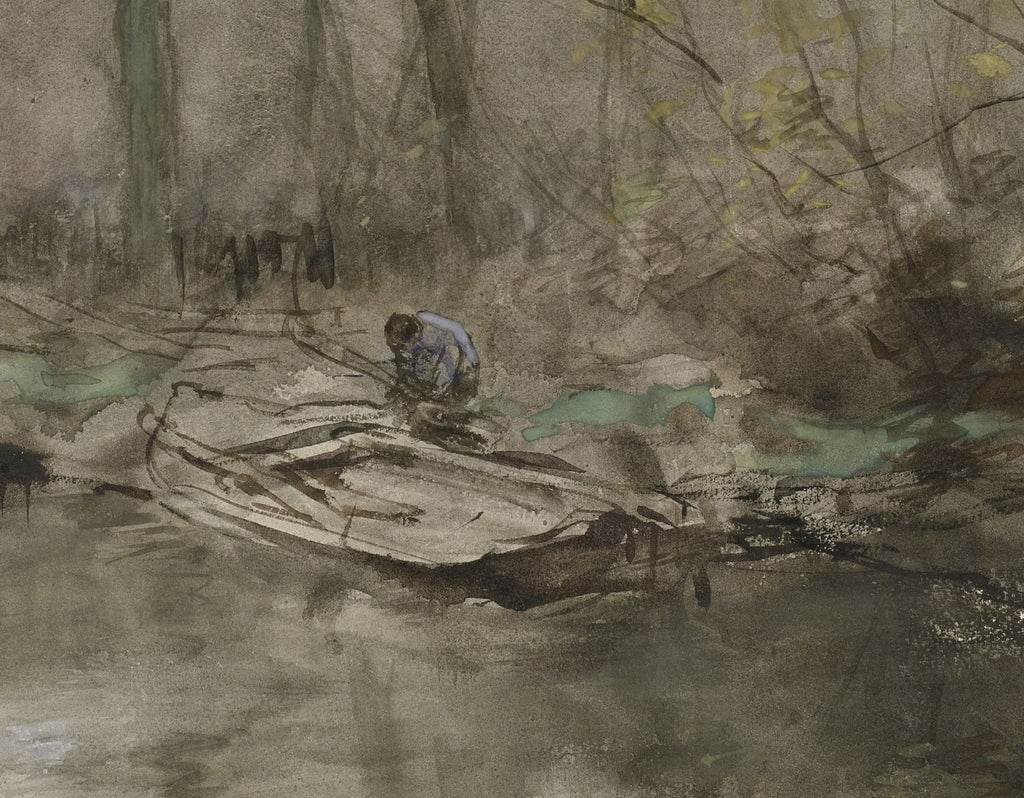 Forest edge on the water, Anton Mauve Fine Art Print