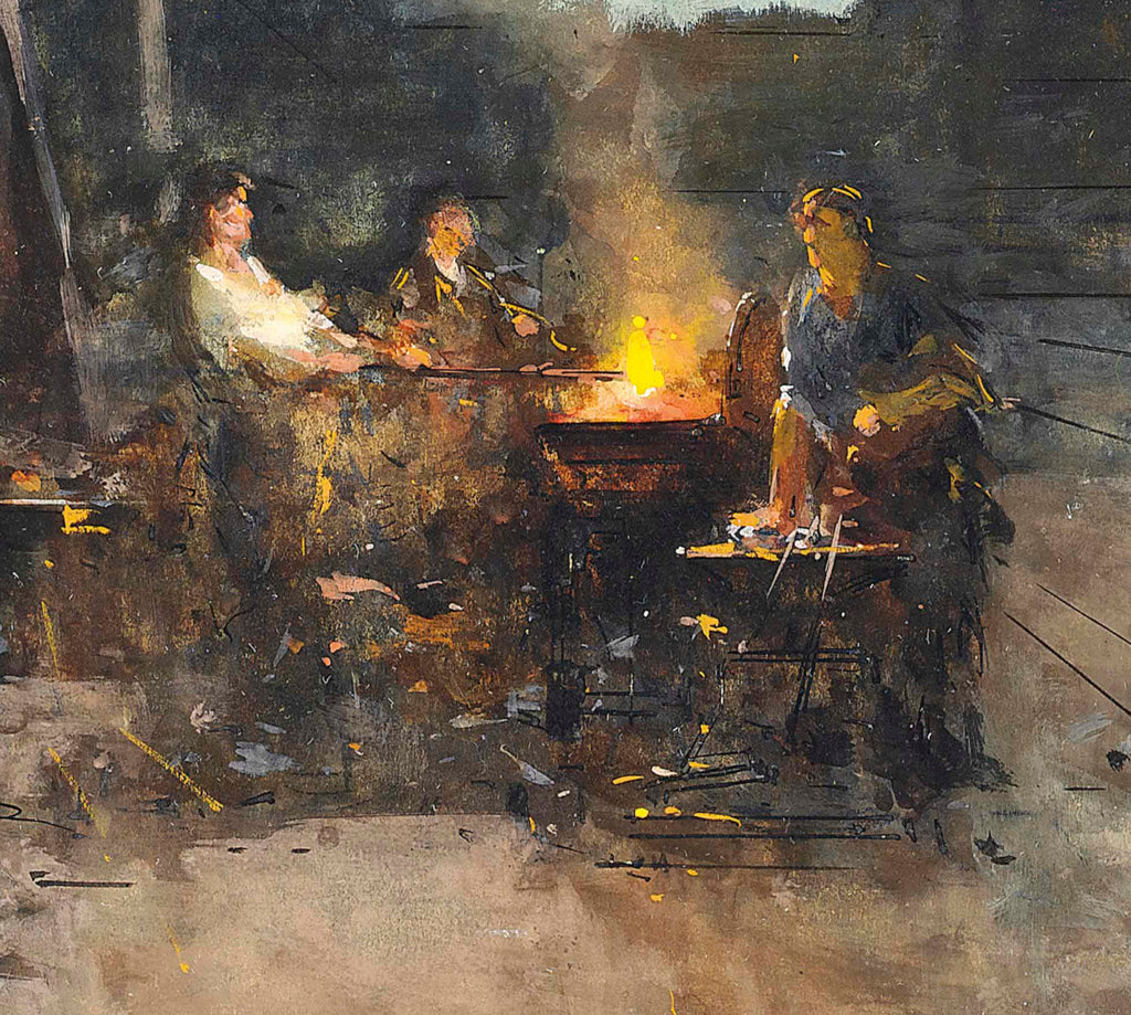 Luigi Loir Fine Art Print: The Blacksmiths