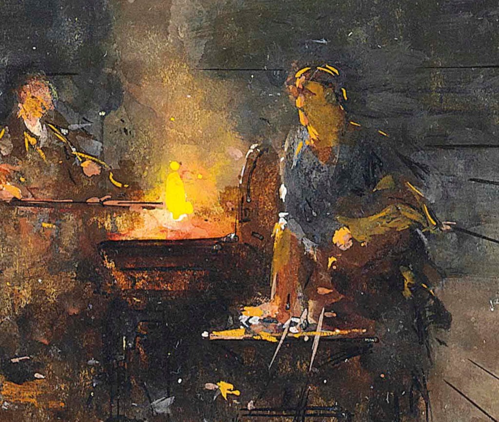 Luigi Loir Fine Art Print: The Blacksmiths