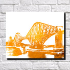 Forth Bridge Scotland Print Railway Landscape Poster Feature Wall Art