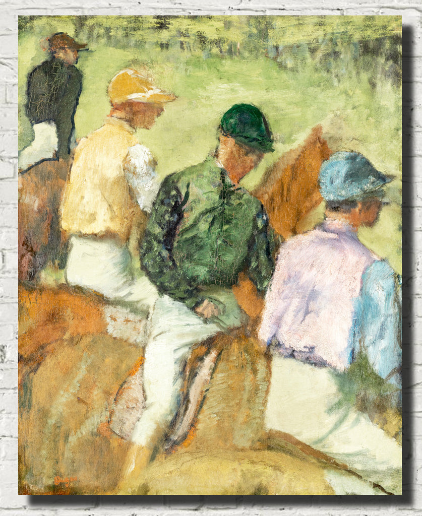 Edgar Degas, Fine Art Print : Four Jockeys