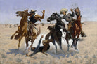 Frederic Remington, Old Masters Fine Art Print : Aiding A Comrade