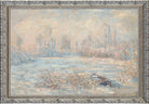 Claude Monet, Frost Landscape, Gallery Quality Canvas Reproduction