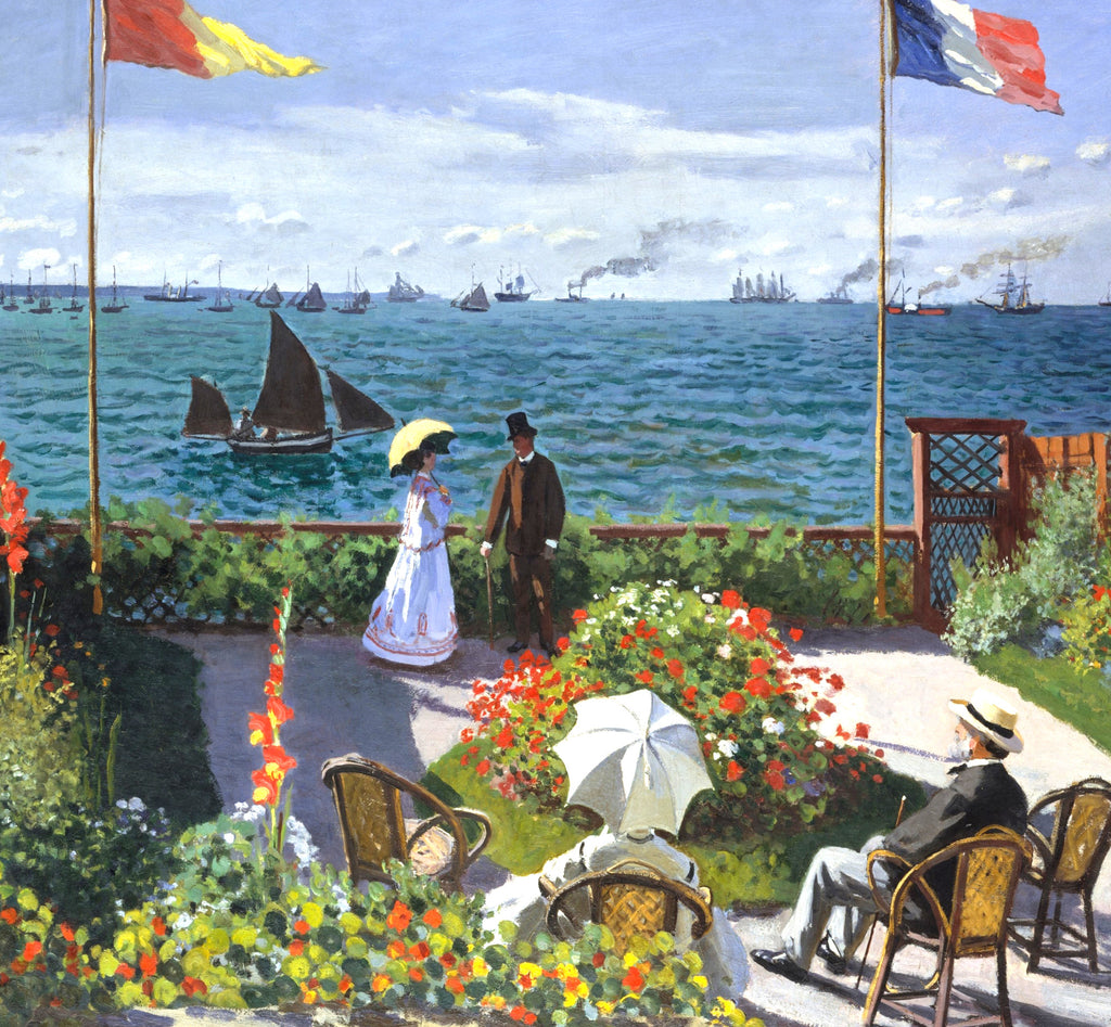 Claude Monet Fine Art Print, Garden at Sainte-Adresse
