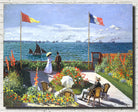 Claude Monet Fine Art Print, Garden at Sainte-Adresse