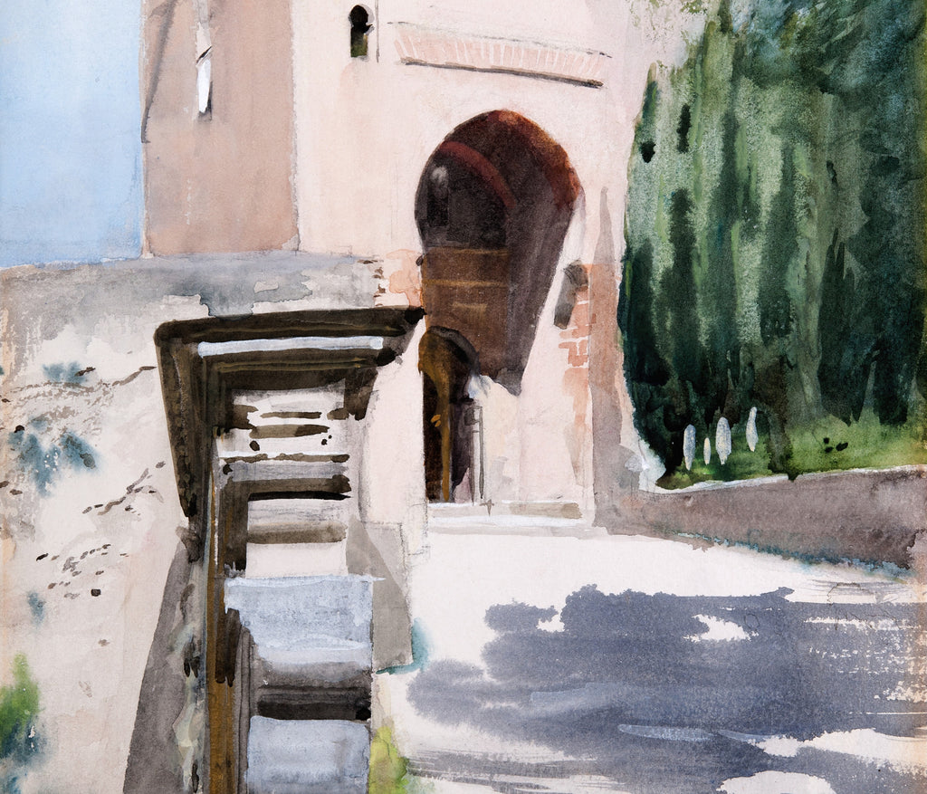Gateway in Alhambra, Anders Zorn Fine Art Print