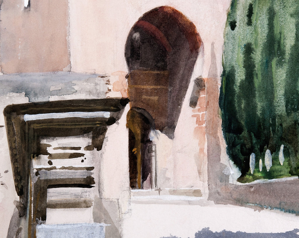 Gateway in Alhambra, Anders Zorn Fine Art Print