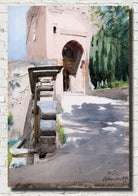 Gateway in Alhambra, Anders Zorn Fine Art Print