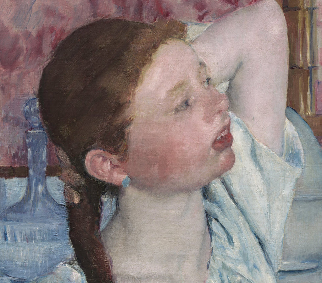 Mary Cassatt, Impressionist Fine Art Print : Girl Arranging Her Hair