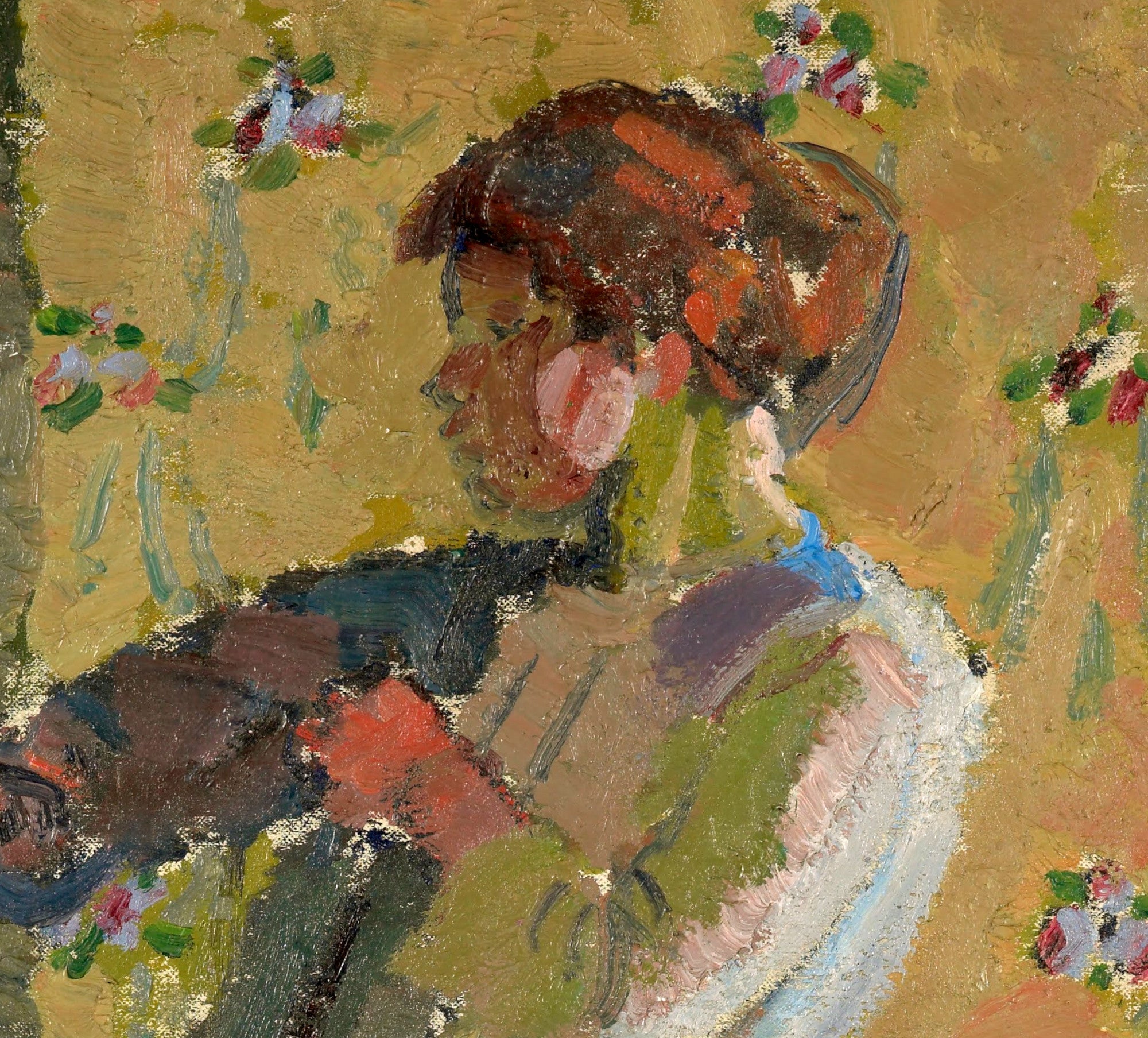 Harold Gilman Fine Art Print, Girl Dressing