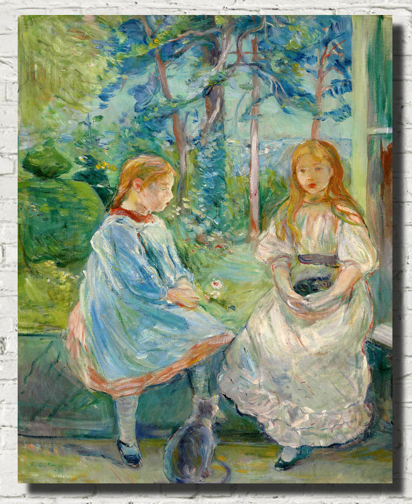 Berthe Morisot, French Fine Art Print : Girls at the Window