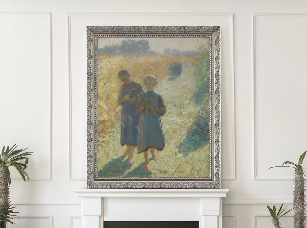 Girls in the Field, Emile Claus, Belgian Luminsm