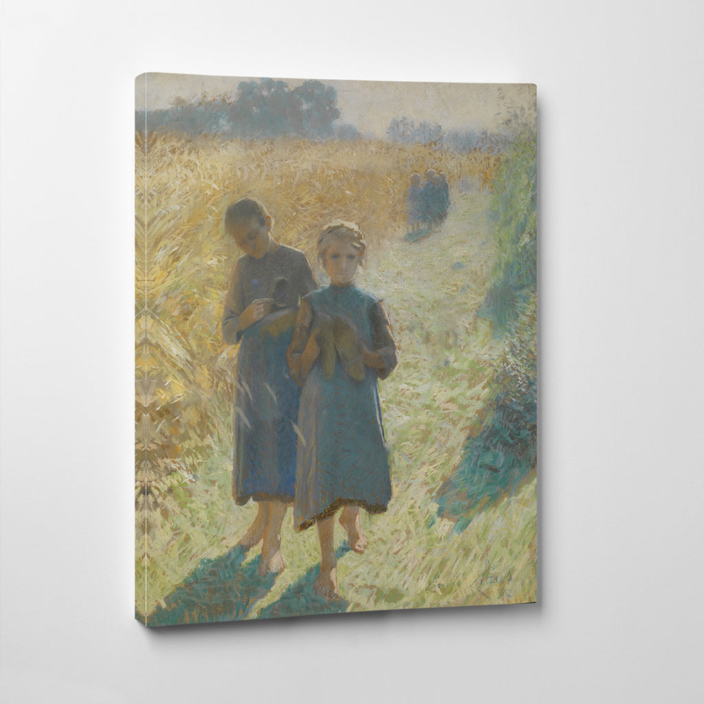 Girls in the Field, Emile Claus, Belgian Luminsm