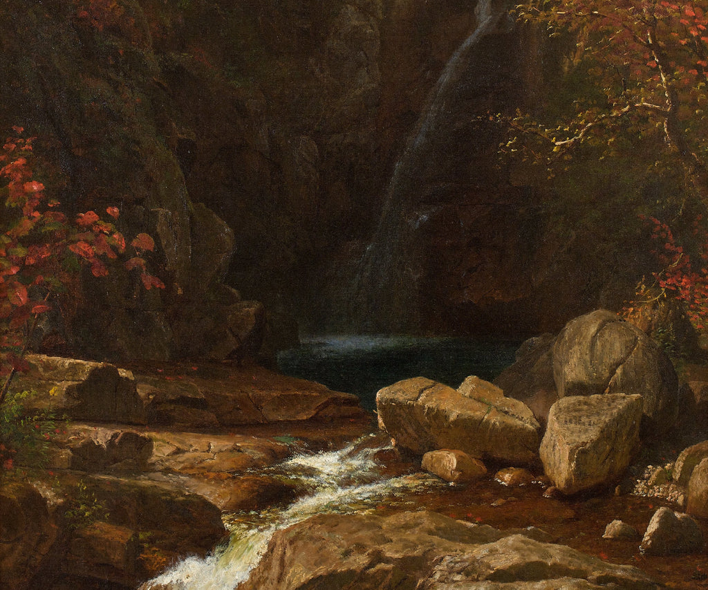 Glen Ellis Falls, Albert Bierstadt, Landscape Print