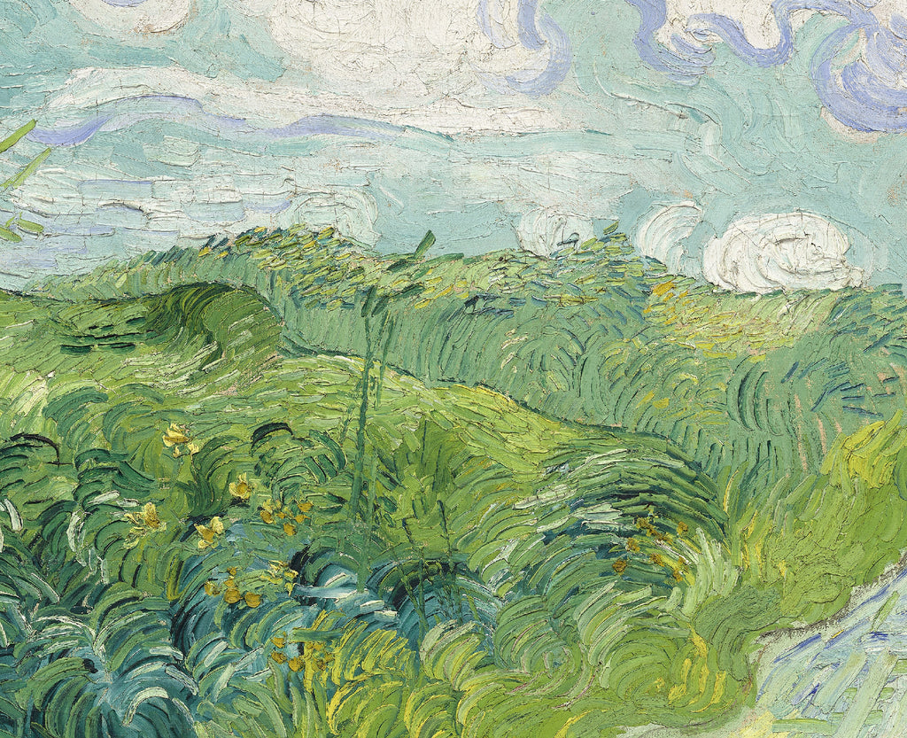 Green Wheatfields, Vincent Van Gogh Fine Art Print