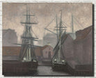 Greenland Trade Wharf, Christianshavn, Copenhagen, Wilhelm Hammershoi Fine Art Print