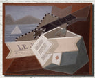 Juan Gris Crystal Cubism Fine Art Print, Guitar in Front of the Sea