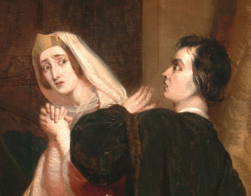 Richard Dadd Fine Art Print, Hamlet and his Mother; The Closet Scene