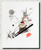 Wassily Kandinsky Abstract Fine Art Print, Happy ascent