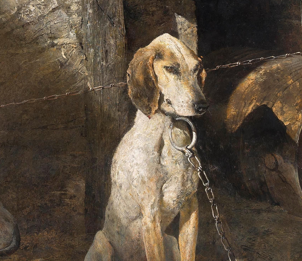 Andrew Wyeth Fine Art Print, Haunting Gaze of a Dog Named Jack