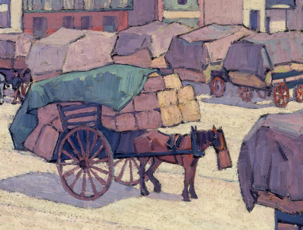 Hay Carts, Cumberland Market, Robert Polhill Bevan Fine Art Print