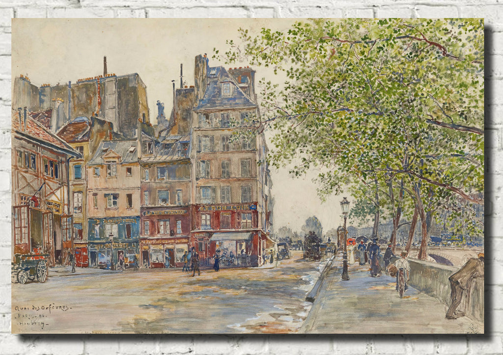 Frederic Anatole Houbron Fine Art Print, Headquarters. Paris