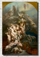 Octave Tassaert Fine Art Print, Heaven and Hell