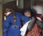 Frederic William Burton Fine Art Print, Hellelil and Hildebrand, the Meeting on the Turret Stairs