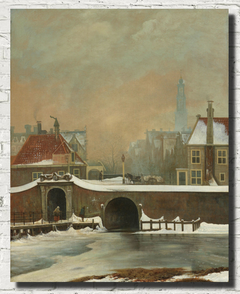 Wouter Johannes van Troostwijk Fine Art Print, Het Raampoortje in Amsterdam
