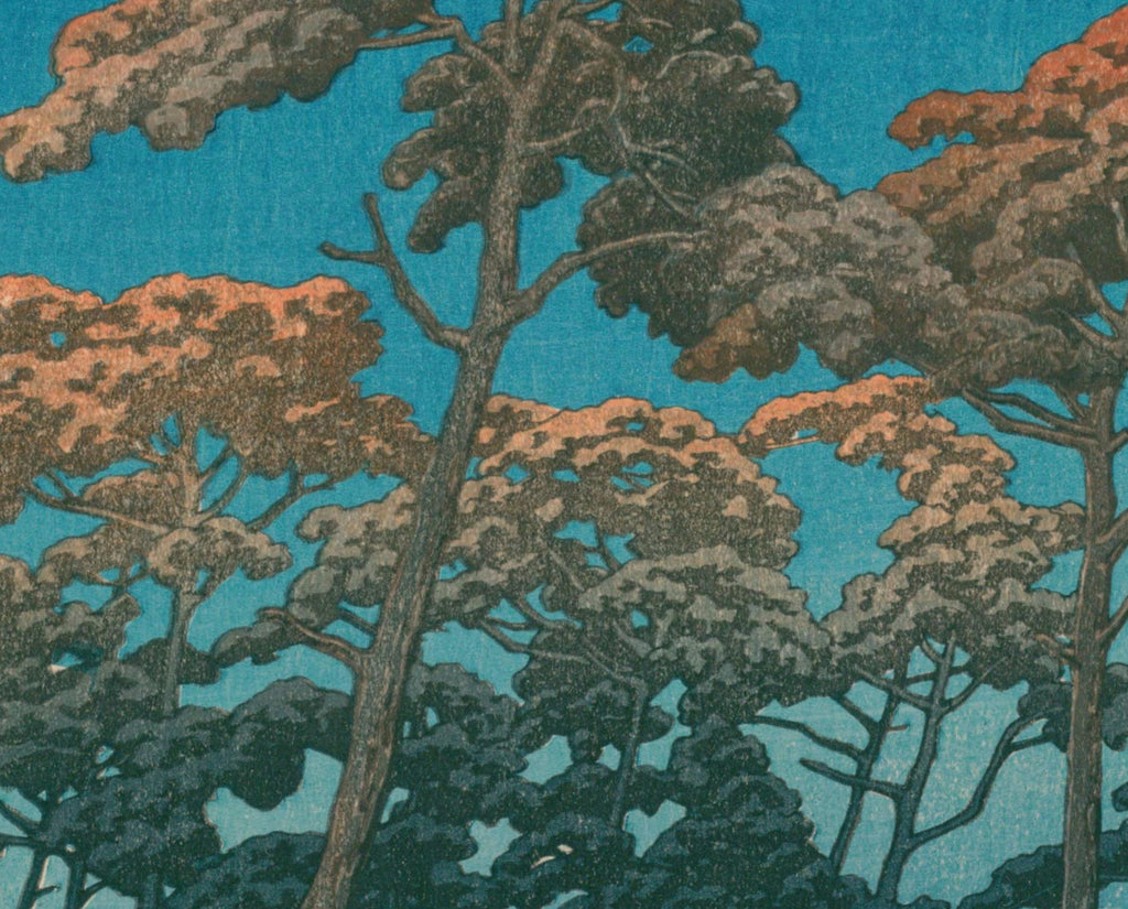 Hikawa Park at Ōmiya, Hasui Kawase, Japanese Art Print