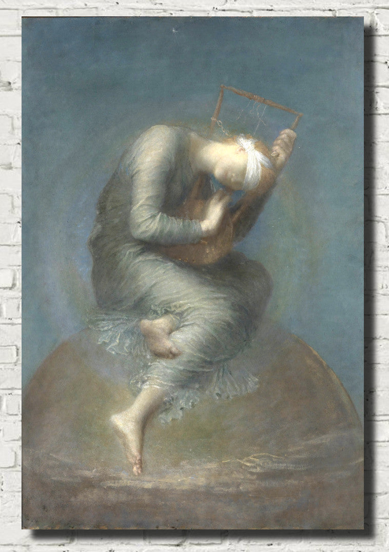 George Frederic Watts Fine Art Print, Hope