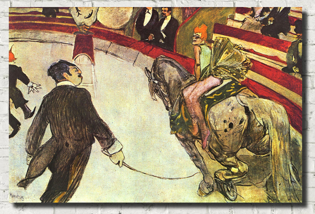 Henri de Toulouse-Lautrec Fine Art Print, Horse Rider in Fernando Circus