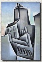 Juan Gris Crystal Cubism Fine Art Print : Houses in Paris