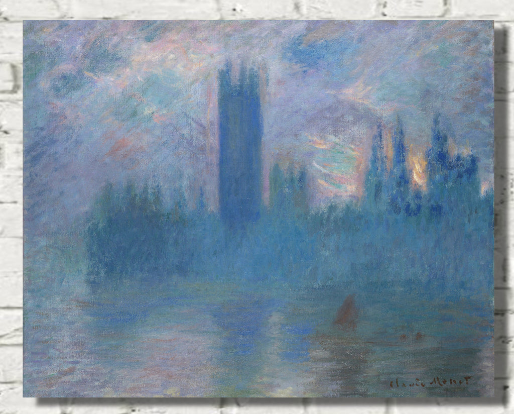 Claude Monet, Houses of Parliament, London, Canvas Reproduction