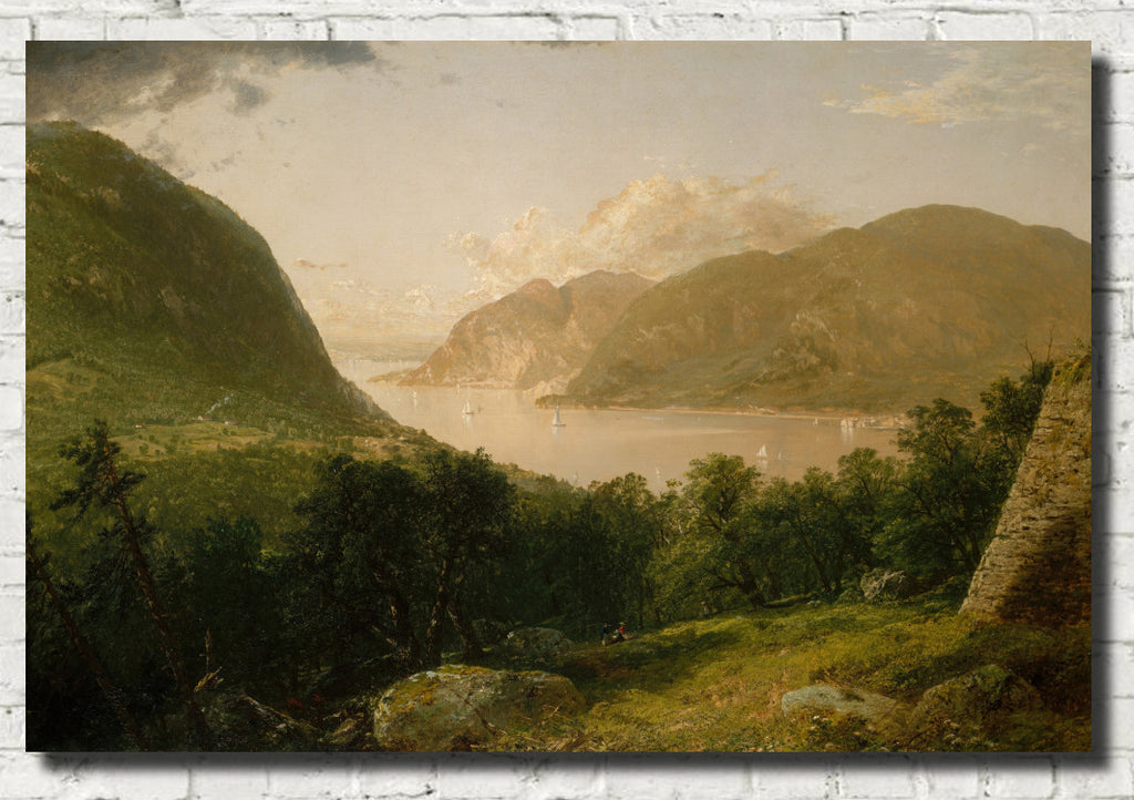 Hudson River Scene, John Frederick Kensett Fine Art Print