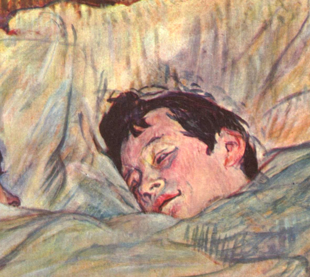 Henri de Toulouse-Lautrec Fine Art Print, In the Bed