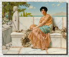John William Godward Fine Art Print : In the Days of Sappho