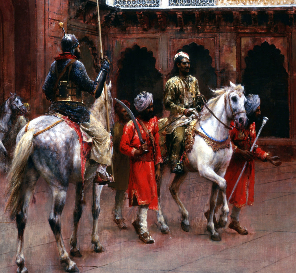 Edwin Lord Weeks Fine Art Print, Indian Prince, Palace of Agra