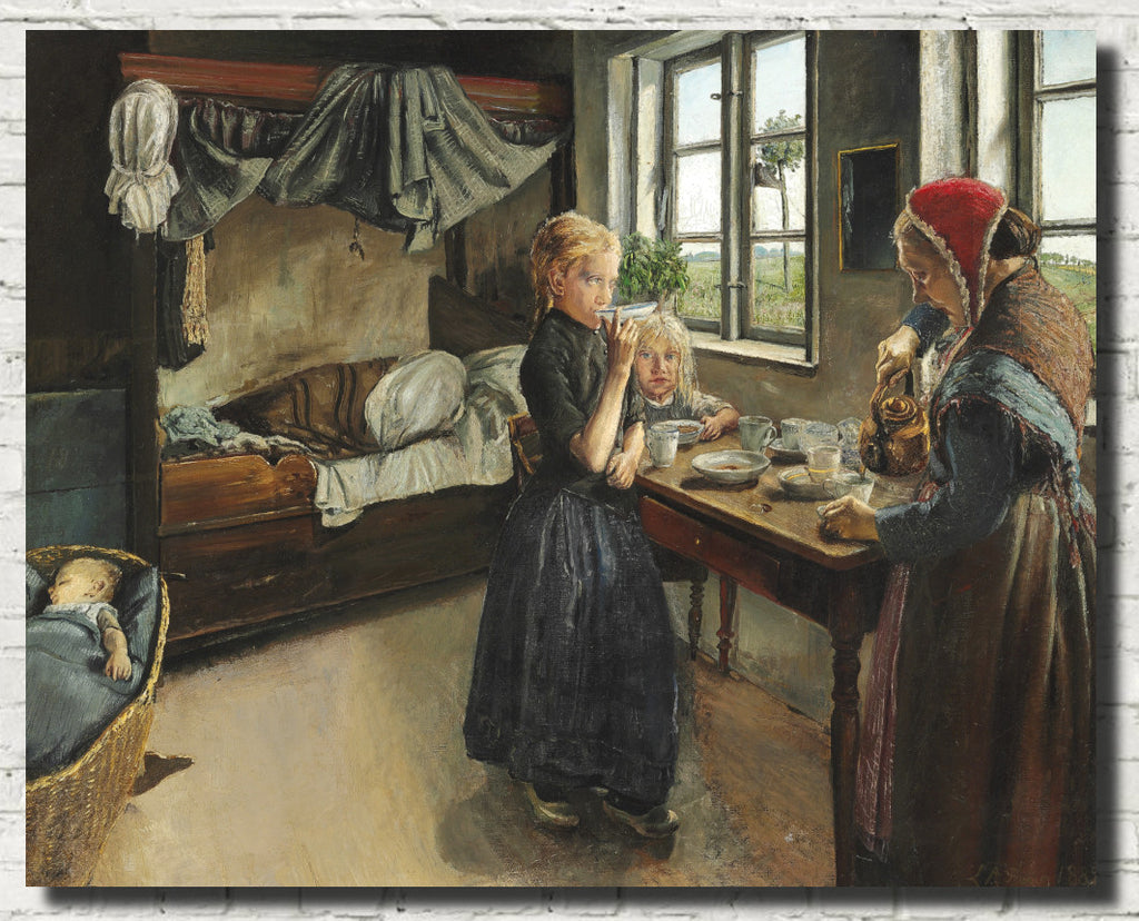 Laurits Andersen Ring Fine Art Print, Interior from the village