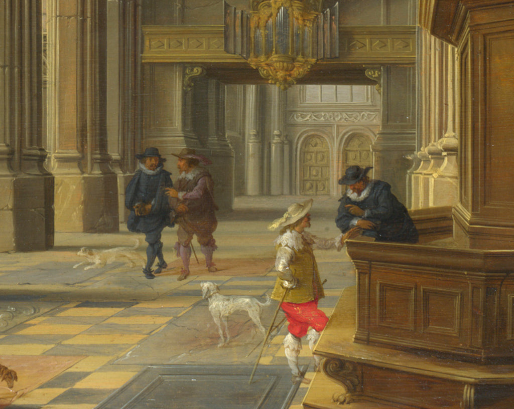 Bartholomeus van Bassen Fine Art Print, Interior of the Cunerakerk Rhenen