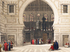 Interior of the mosque of the Sultan the Ghoree, David Roberts Fine Art Print