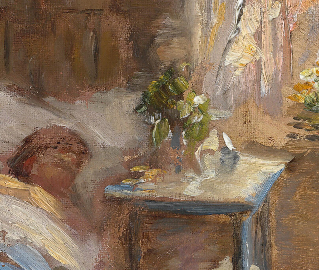 Bertha Wegmann Fine Art Print, Interior with sleeping woman