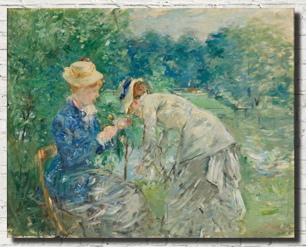 Berthe Morisot, French Fine Art Print : In the Bois de Boulogne